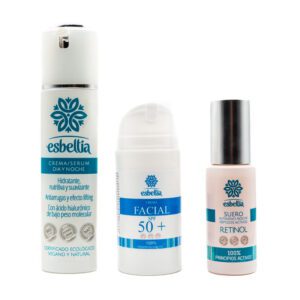 Pack Belleza Total Crema + Suero + Crema con Protección Solar 50