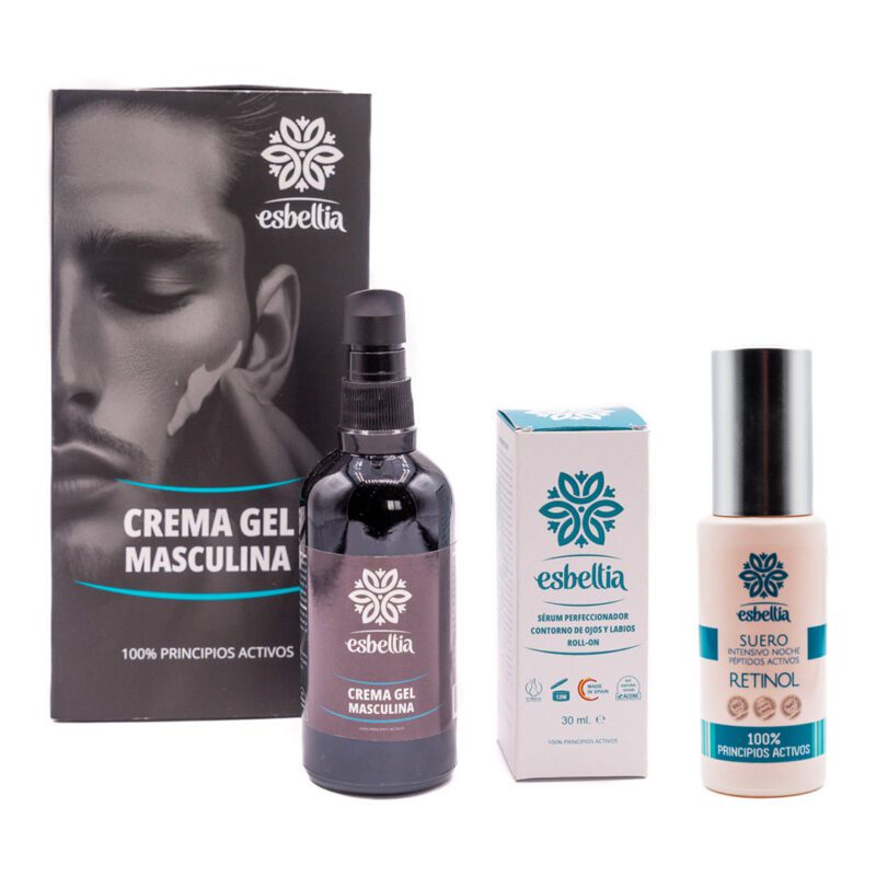 Pack Hombre Actual Crema Facial + Suero retinol + Contorno de ojos
