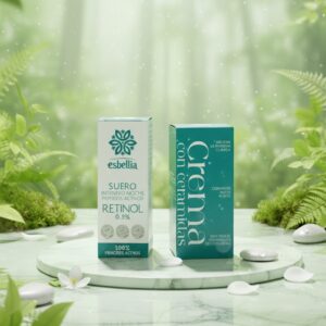 Crema día y noche antiarrugas 50 ml. y suero regenerador de Retinol 50 ml.